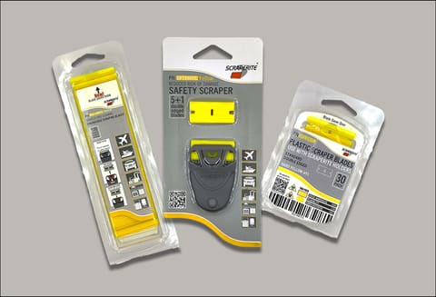 Scraperite Safety Scraper And Replacement Blades Packaging