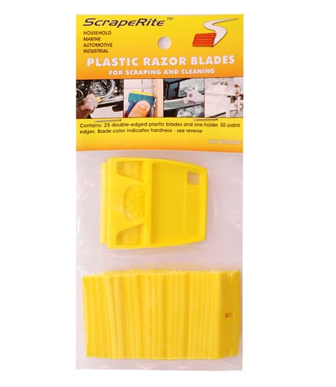 Scraperite SR25LGYACY 25 pack Hard Yellow