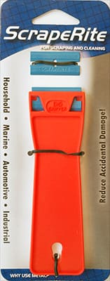 Scraperite BG400PCB BigGripper series handle packed with 2 Medium Blue blades