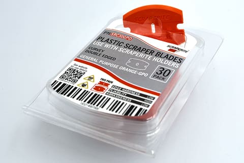 Scraperite SRC30GPO Curved replacement blades General Purpose Orange thirty 30 pack
